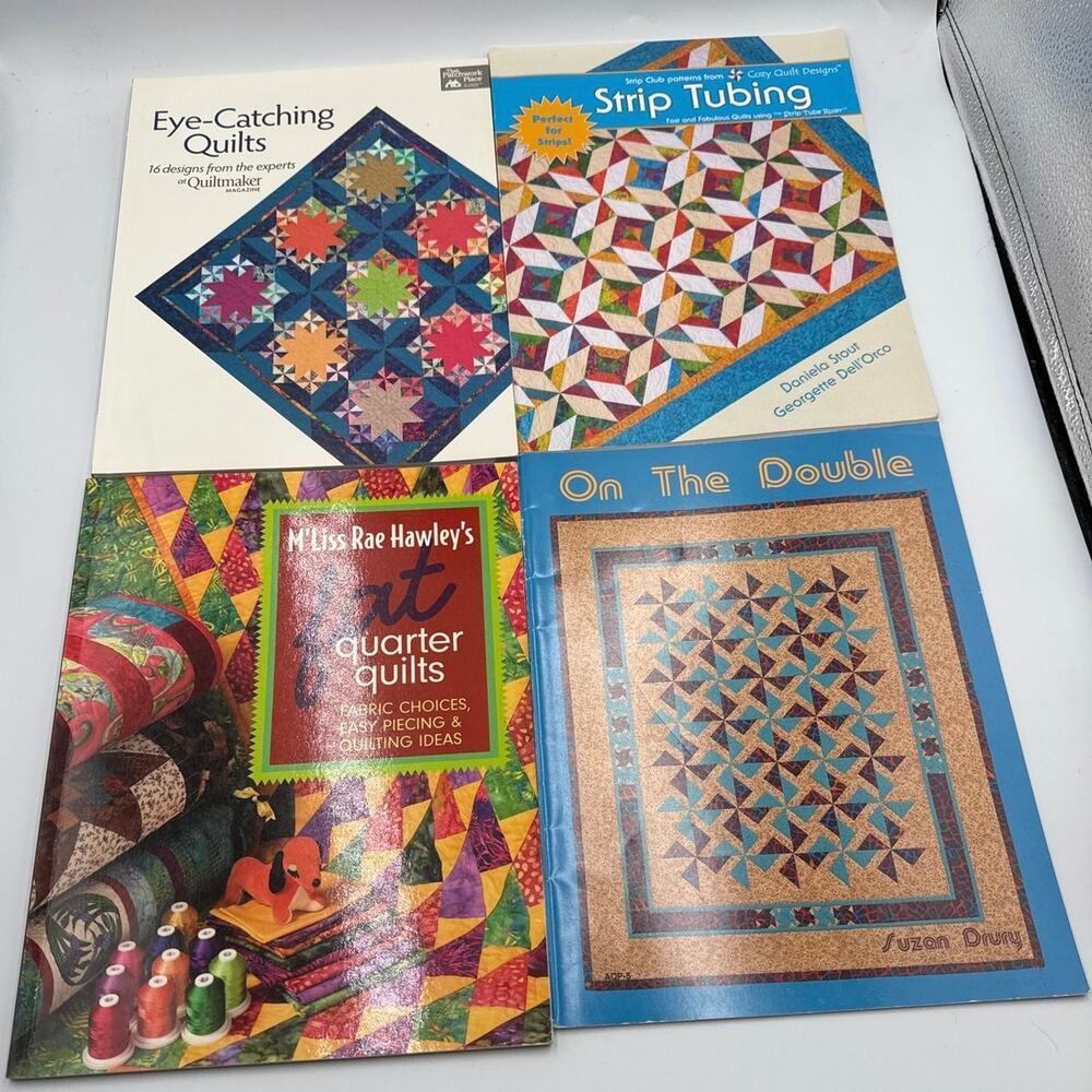 Quilting Books Lot of 7 Tubing Circles East Hunter Star Patchwork Idea Library